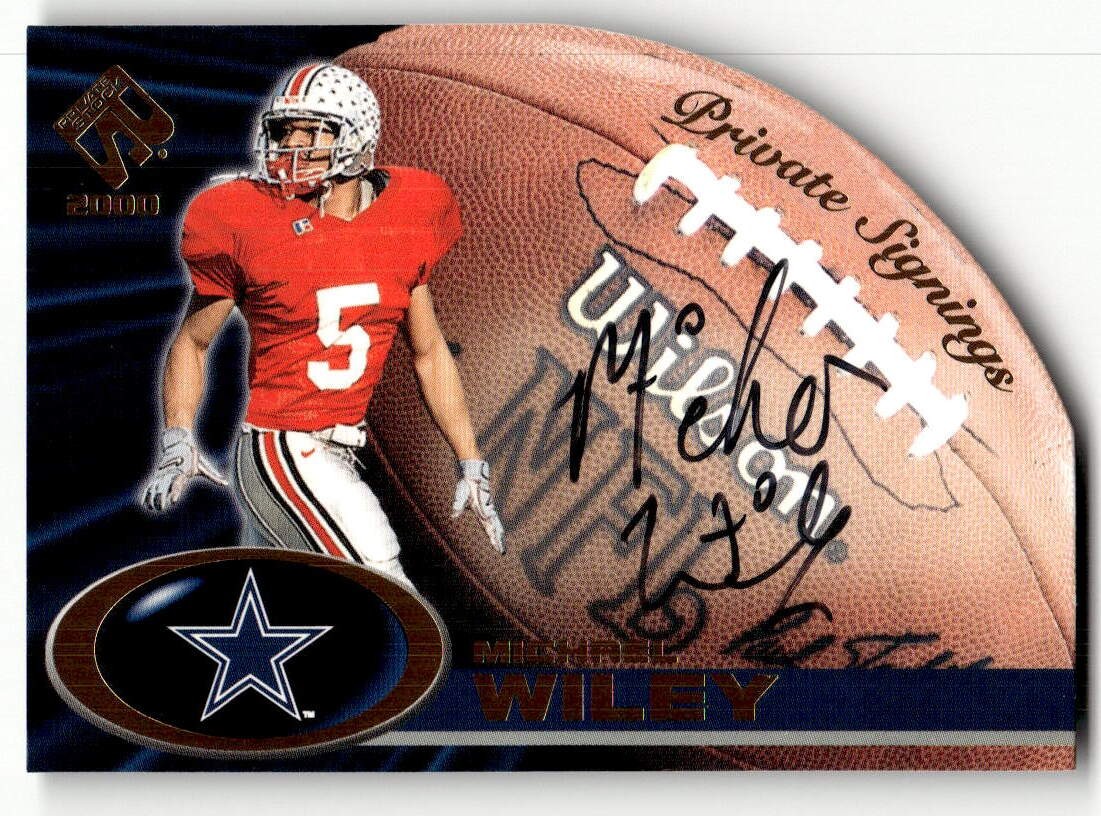2000 Pacific Private Stock Michael Wiley Private Signings #11 Auto