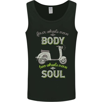 Scooter Four Wheels Move den Körper Lustig Herren Tanktop