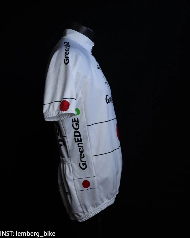 Camiseta deportiva de campeón de Japón GreenEDGE rara Fumiyuki Beppu 2012 Santini (L) #517 Foto 4 de 4