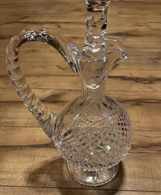 Waterford Crystal Master Cutters Claret Decanter & Stopper ~ 1 Small Flaw - Image 1 of 4