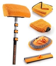 Car  RV Wash Brush Kit 48-144  Long Extendable Handle Car, RV, Truck 8-piece
