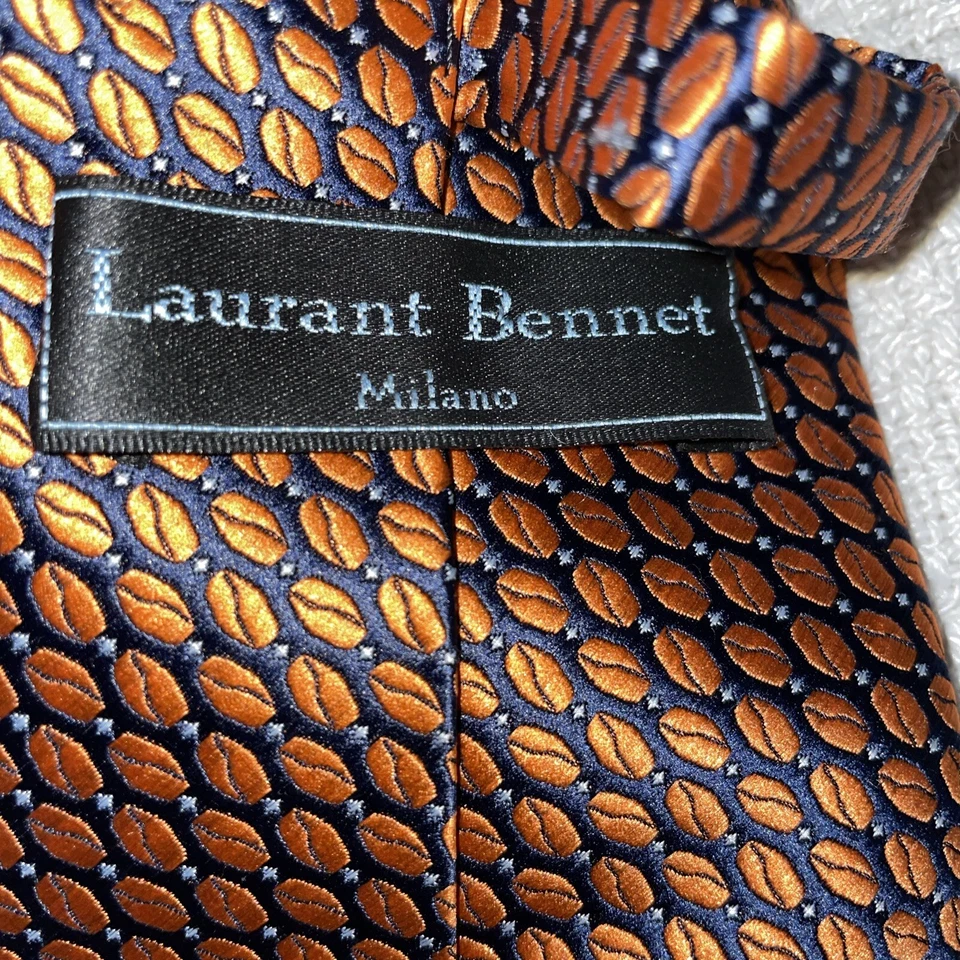 "Vestido Laurant Bennet Corbata Talla 57"" Bronce Negro Negocios Formal Ciudad" Foto 2 de 4