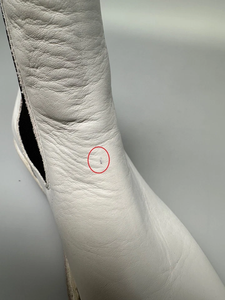 Damen Stiefeletten MOMA 1CW228 Capalbio Wash Avorio n. 37 Leder Elfenbeinfarben - Bild 4 von 4