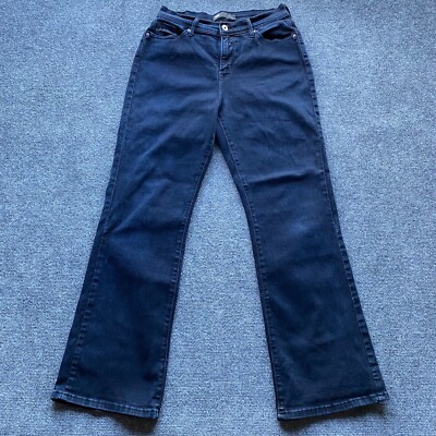 Levis 512 Jeans Womens 29 Blue Denim Cotton High Rise Perfectly Slimming Pockets