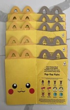 Pikachu 25th Anniversary Mcdonald  s Pokemon Happy Meal Box  Limited Edition  