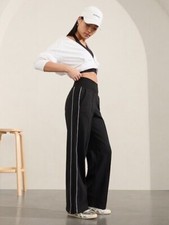 Athleta XSMALL Venice Track Stripe Wide Leg Pant 854424