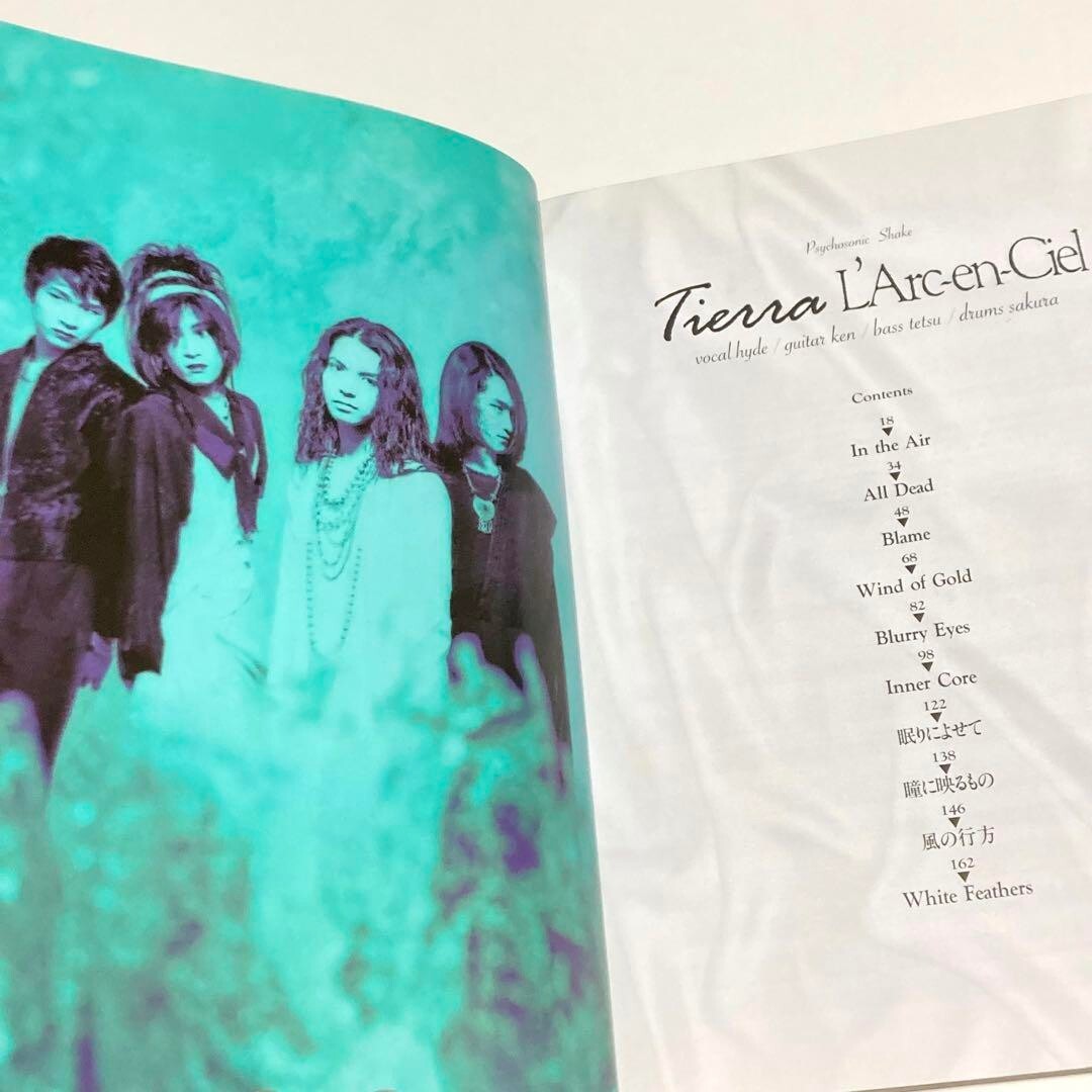 L'Arc en Ciel OFFICIAL TAB BAND SCORE Book L'Arc~en~Ciel Tierra | eBay