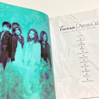 L'Arc en Ciel OFFICIAL TAB BAND SCORE Book L'Arc~en~Ciel Tierra | eBay