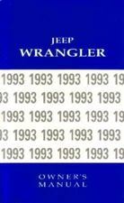 1993 Jeep Wrangler Owners Manual User Guide