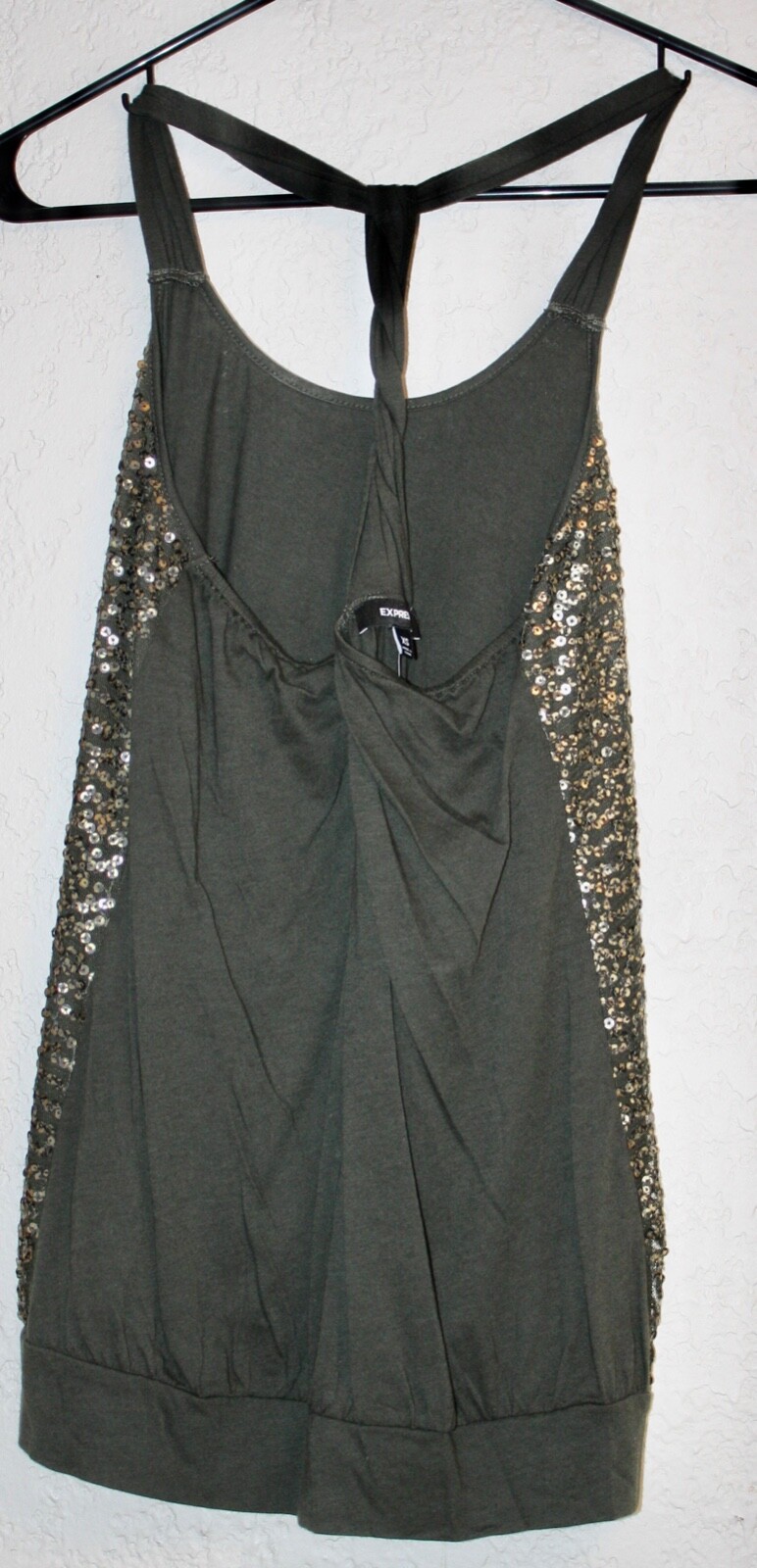EXPRESS Lightweight Sequin Bling w/Racerback Tank… - image 3