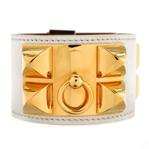 Hermes Collier de Chien Bracelet Leather