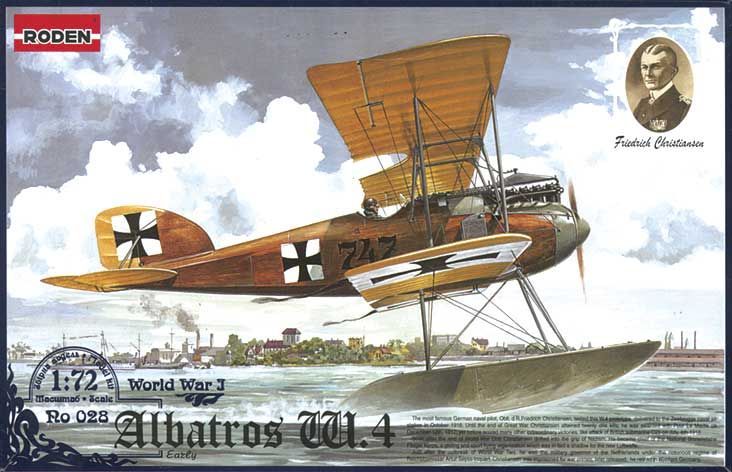 Roden 028 - 1:72 Albatros W.IV (Early) - New