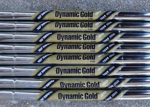 3-PW TRUE TEMPER TOUR EDICIÓN 120 DYNAMIC GOLD X100 .355" PUNTA CÓNICA EJES DE HIERRO - Imagen 1 de 3