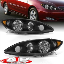 Black Amber Oe Style Head Lights Lamps Leftright Set For 2005-2006 Toyota Camry Black Amber Oe Style Head Lights Lamps Leftright Set For 2005-2006 Toyota Camry