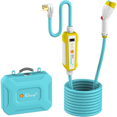 Shell Level 2 EV Charger, 40A ETL Certified Energy Star EV Charger, Home/Outd...