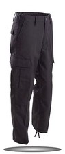 BLACK MENS LIGHT WEIGHT BDU PANTS ARMY MILITARY STYLE CARGO SWATS SIZES S TO 3X