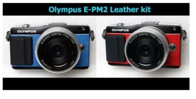 Camera Replacement Skin Leather w/VIDEO instruction【Olympus E-PM2】From Japan
