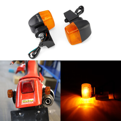 Luz Intermitente De Giro Para Honda XR600R/XR400R/XR250R – ámbar, 12V 10W, Resistente ABS, Un Par
