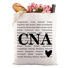 Nurse Gift Certified Nursing Assistant Tote Bag Nursing Graduation Thank You ...