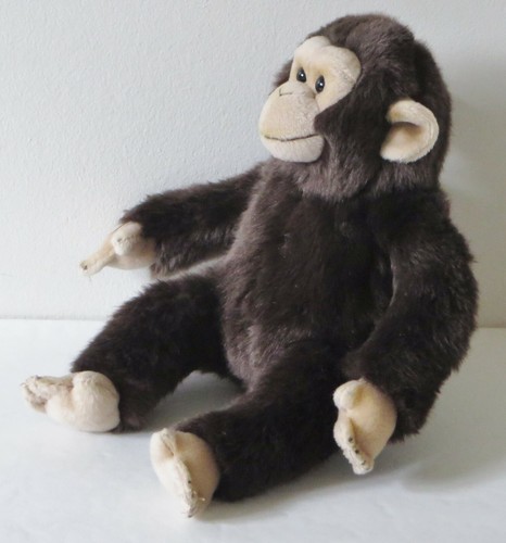 GANZ WEBKINZ Signature Chimpanzee Stuffed Animal Plush Toy - Picture 2 of 7