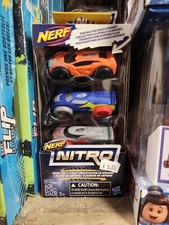 Hasbro Nerf Nitro Foam Car 3-Pack Toy NIB