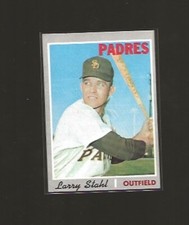 1970 TOPPS LARRY STAHL #494 EX MID GRADE