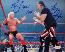 Ric Flair & Terry Funk Authentic Signed 8x10 Photo W/ JSA COA WCW WWE NWA GOAT's