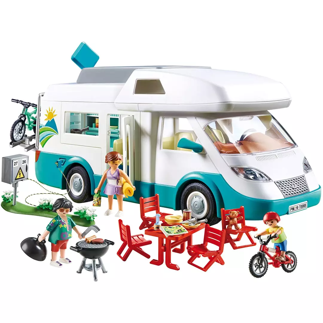 Playmobil Family Fun Toy Camper Van with Furniture 70088