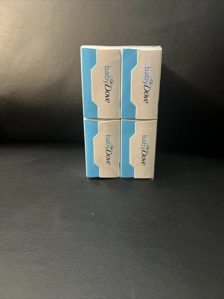 Jabón de baño Baby Dove Baby barra de baño rica humedad 90 gramos nuevo paquete de 4 Foto 3 de 4