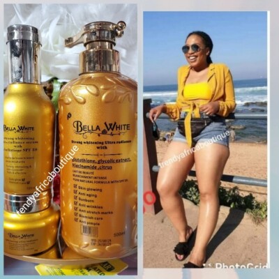 3pcs Bella white whitening ultra Radiance lotion, serum & face cream     