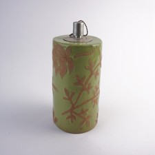 Öllampe aus Keramik Handarbeit grün ca. H 20 cm Dekorativ