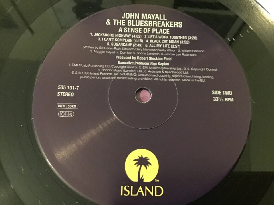John Mayall & the bluesbreakers - A sense of place - Island records Europe 2014 - Image 4 of 4
