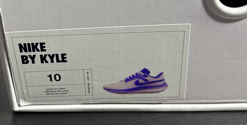 Nike Air Zoom Pegasus 40 Size 10 White Royal Blue Custom - Never Worn Outside - Picture 13 of 14