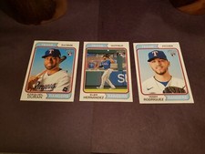 2023 topps heritage yerry rodriguez #320 & #31 Duran & #78 Elier Rc Rangers