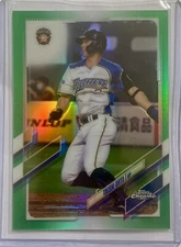 2021 Topps Chrome NPB Nippon Taishi Ohta #115 Green Refractor /99 Fighters