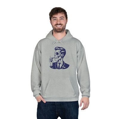 EcoSmart Hoodie Vintage Skull Design Bold Alpha Style Sweatshirt