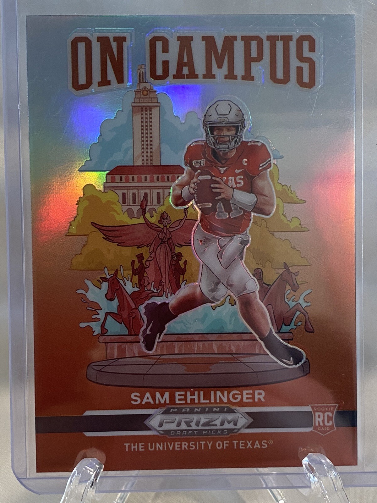 2021 Prizm Draft Picks Sam Ehlinger - RARE ON CAMPUS RC - SSP COLTS