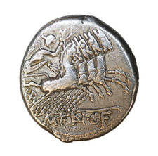 M. Fannius (123 v. Chr.).,AR Denarius 3,77 g.   22-11-08