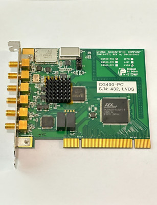 Chase Scientific CG400-PCI 400 Mhz Frequency Synthesizer Clock Generator LVDS