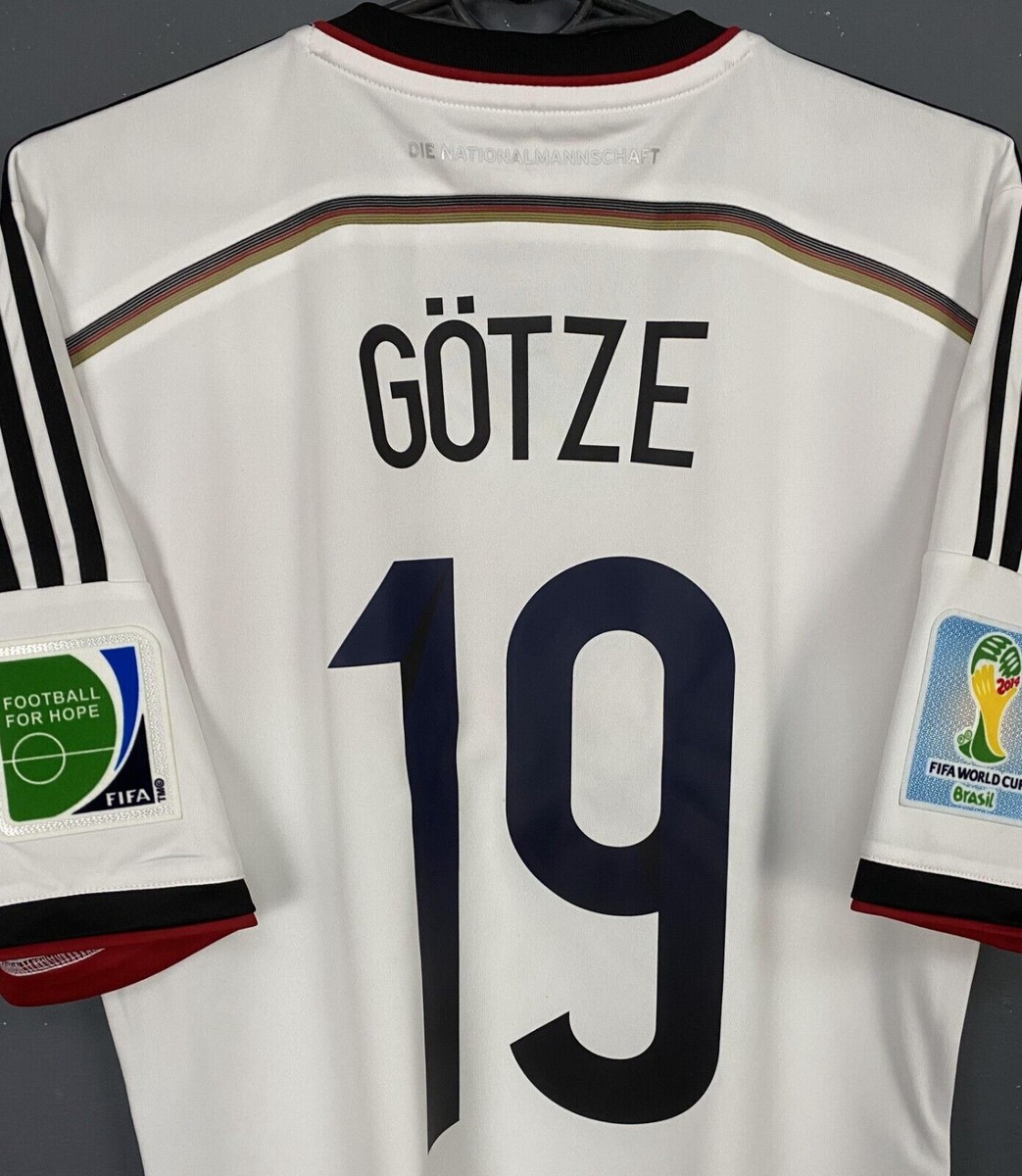 MEN'S GOTZE GERMANY NATIONAL 2013/2014 WIN SOCCER FOOTBALL SHIRT