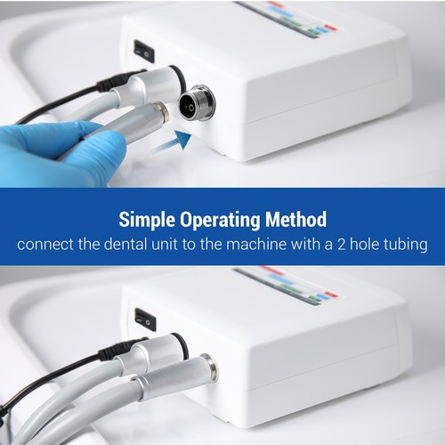 Micro motor eléctrico sin escobillas LED dental pulverizador interno para pieza de mano de 4 orificios - Imagen 8 de 21