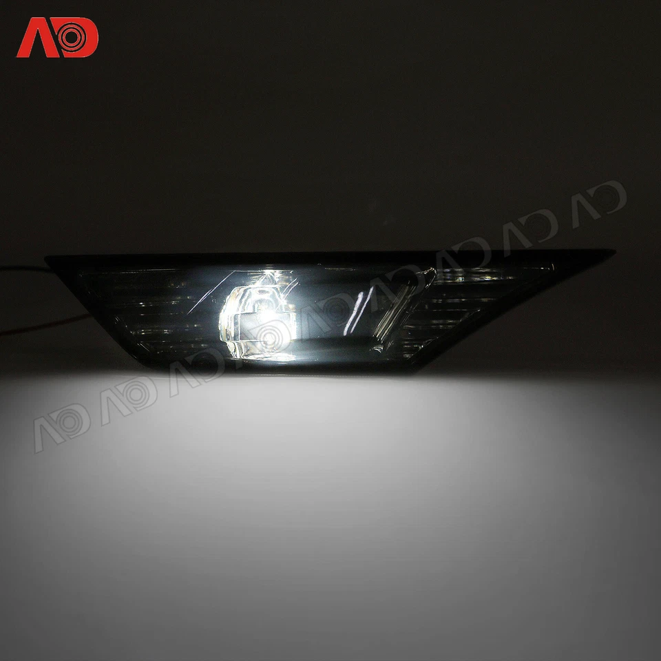 For 16-23 Honda Civic Smoked Position White Lamp Side Marker Lights W/LED Bulb - Image 4 of 4