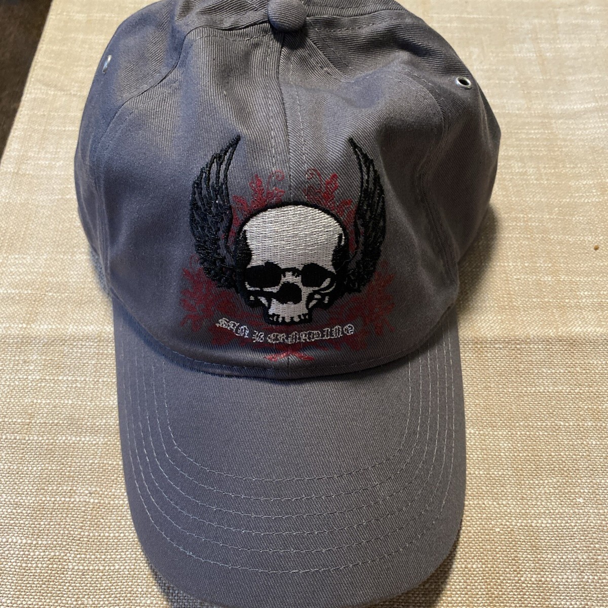 Vintage San Bernardino Skull Wings Adjustable Hat Brand New | eBay