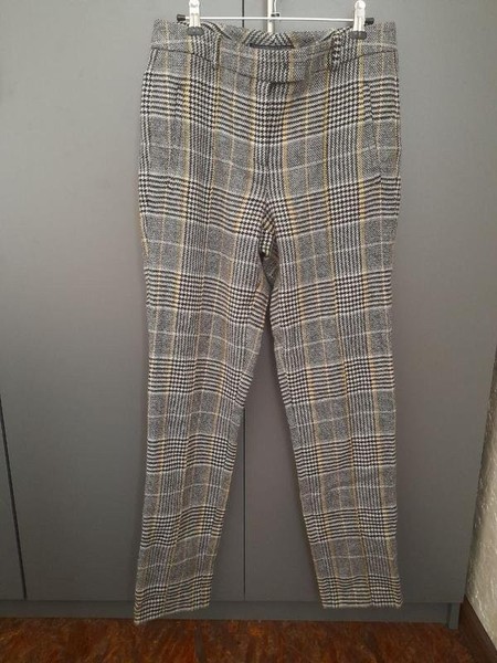 Women Ermanno Scervino Trousers Grey Wool 36 / S /