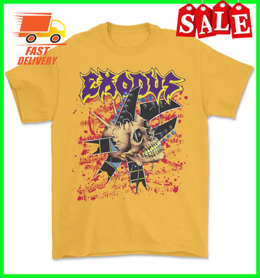 Exodus Band Yellow T-Shirt Full size S-5XL Unisex YELLOW268