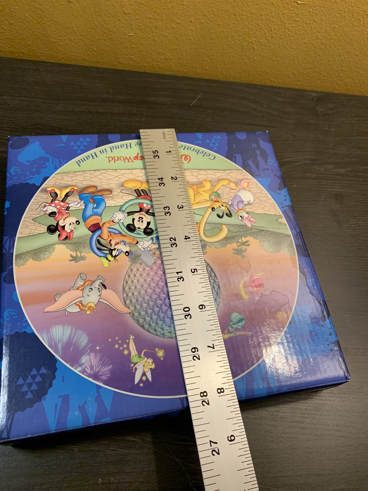 WALT DISNEY WORLD - 2000 Decorative Plate "Celebrate the Future Hand in Hand!"