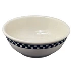 The Fiesta Tableware Company Checkered Soup Bowl 6.25” Restaurant Ware Made USA
