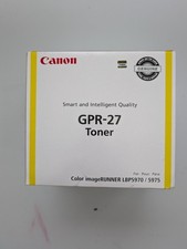 Genuine Canon GPR-27 Yellow Toner 9642A008AA LBP5970 LBP5975 OEM Sealed Box