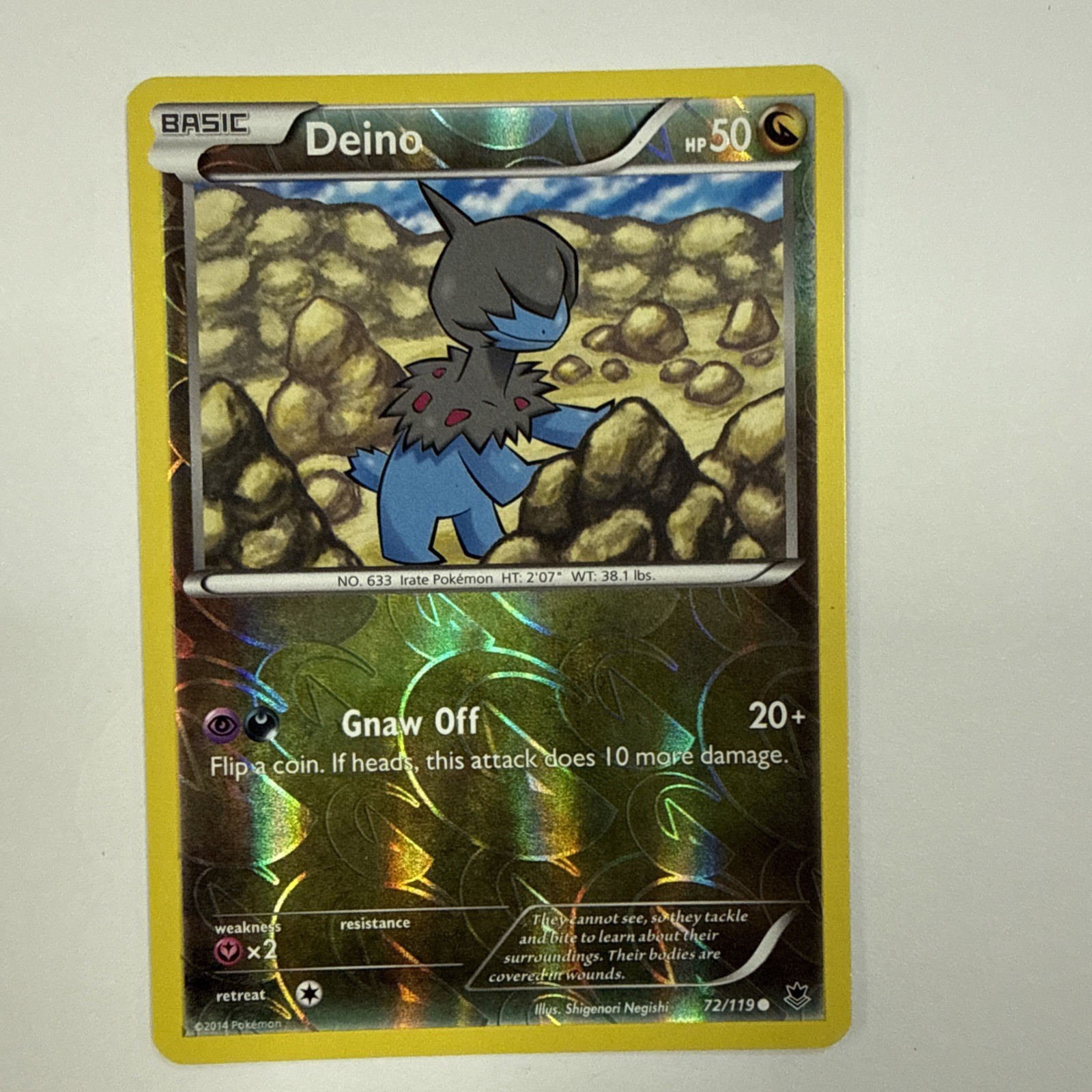 Pokemon TCG Card - Deino - Phantom Forces - 72/119 - MINT