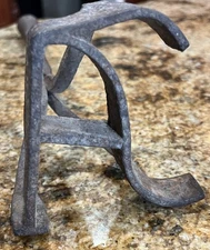 VTG “A” Cattle Cast Iron Cow Brand Farming Western